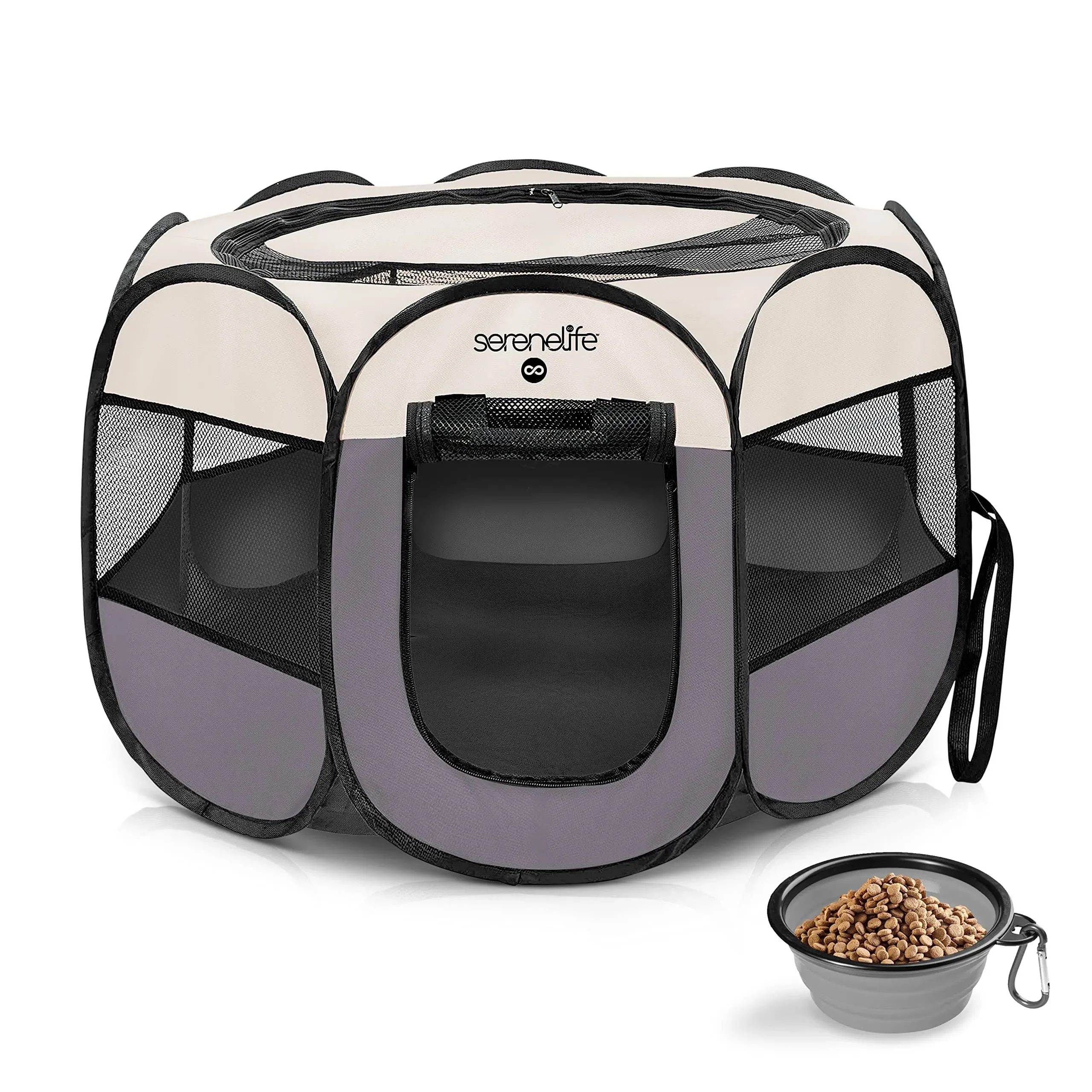 SereneLife Portable Foldable Dog & Cat Tent