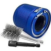 WICKED Professional ½” & ¾ Copper Tube Pipe Cleaning Brush Set; The Professional Plumber’s Tool Industrial “All Metal” Strength Heavy Duty Construction Grade with Replaceable Parts - Double Set