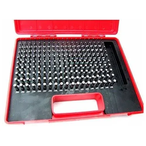 190 Pcs M1 .061-.250 Class ZZ Steel Pin Gage Set Minus New