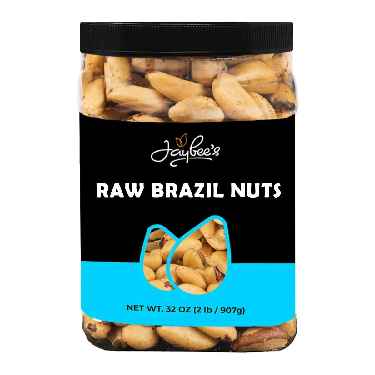 Jaybee's Whole Raw Brazil Nuts - Unsalted - Great for Daily Healthy Snack, Brazilian Nuts used for Baking - Keto, Vegan Diet Friendly and Kosher