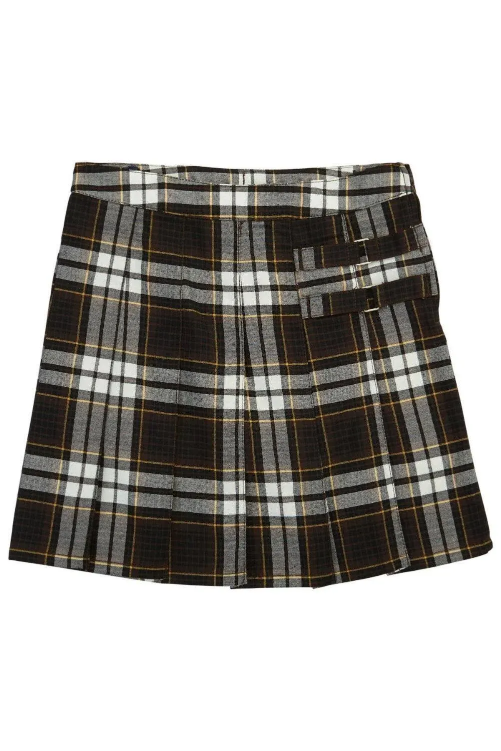 French Toast Girls Plaid Tab Scooter Skirt