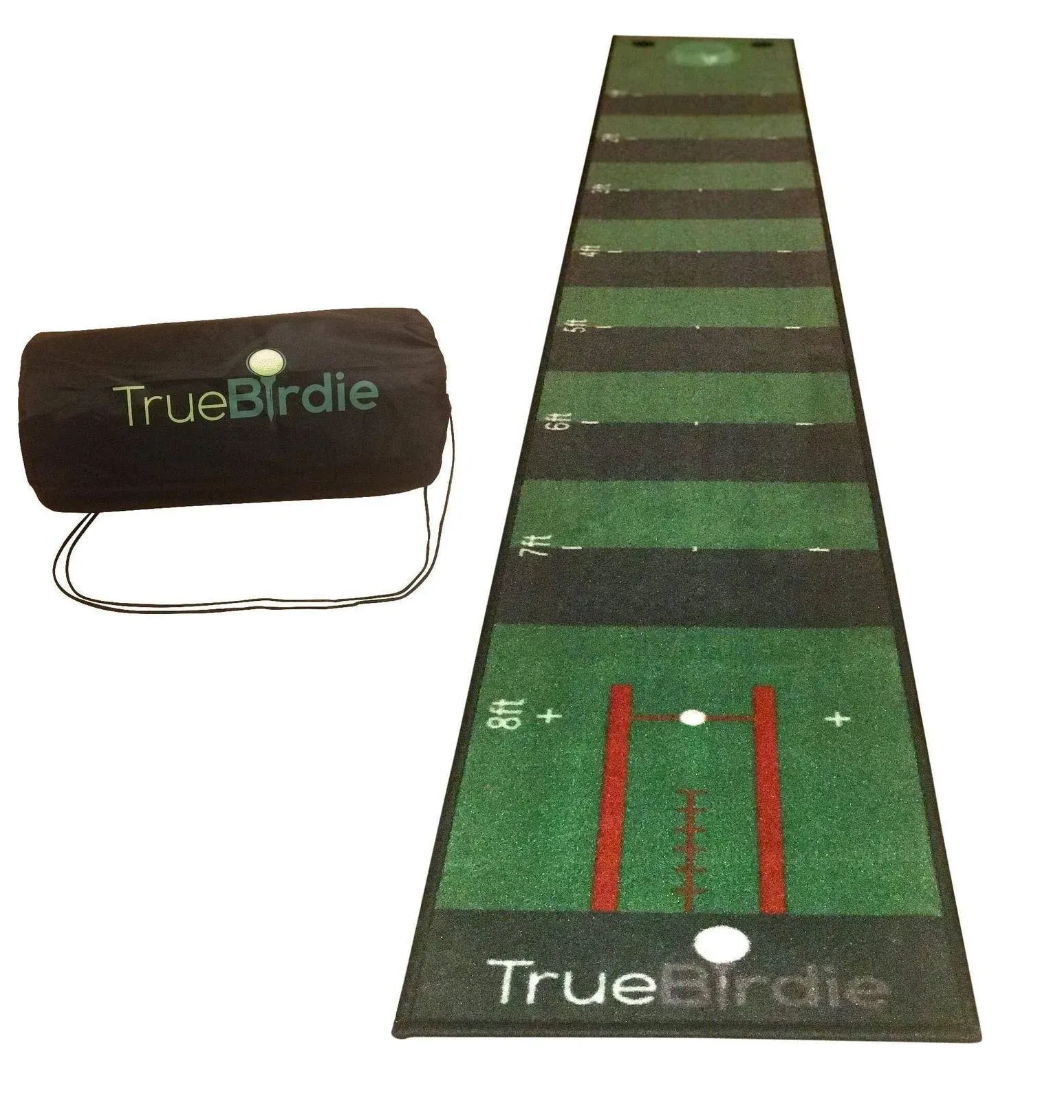 TrueBirdie Indoor Putting Green and Golf Mat with Travel Bag