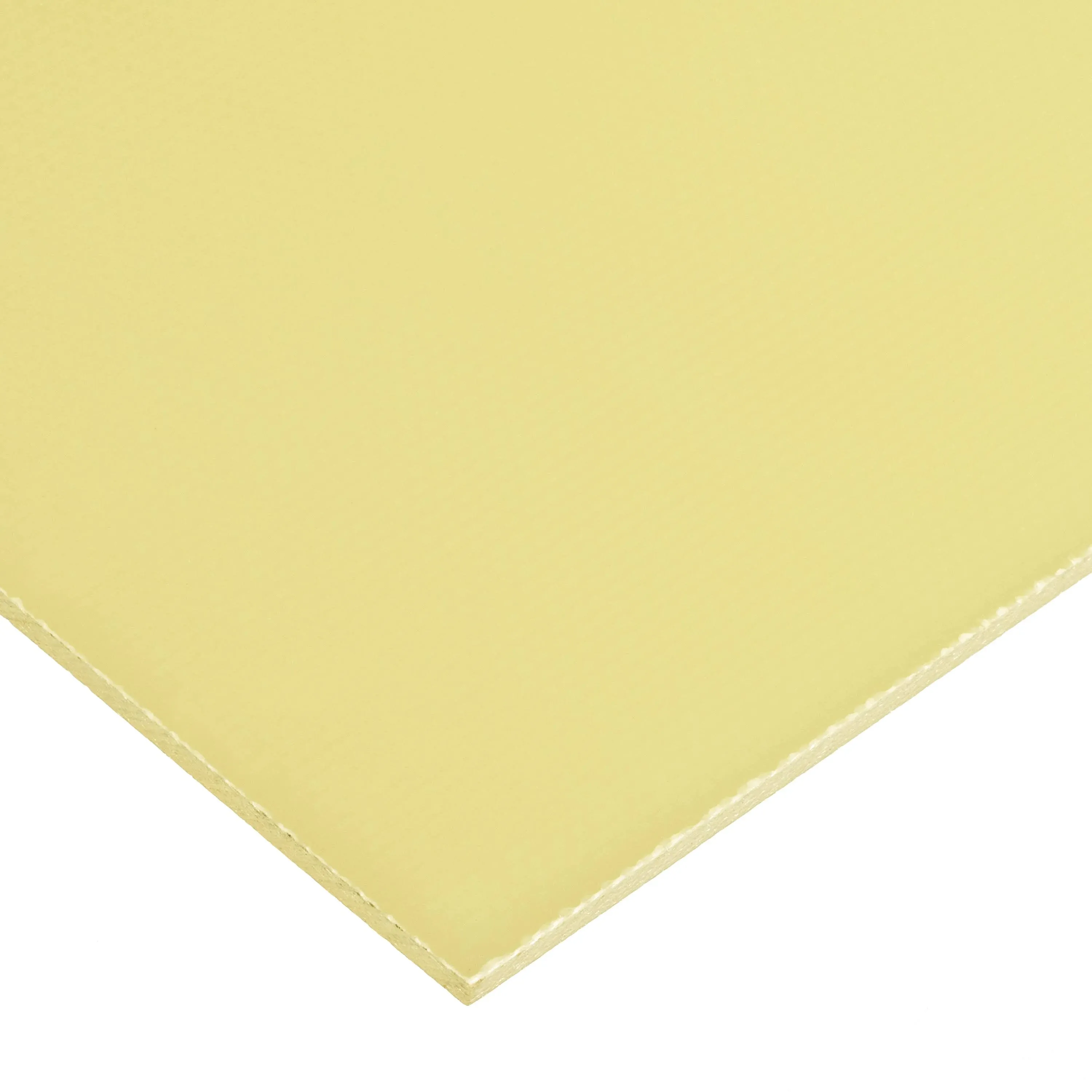 Yellow Garolite G-10/FR4 Sheet Stock 12" L x 12" W x 1/32" Thick