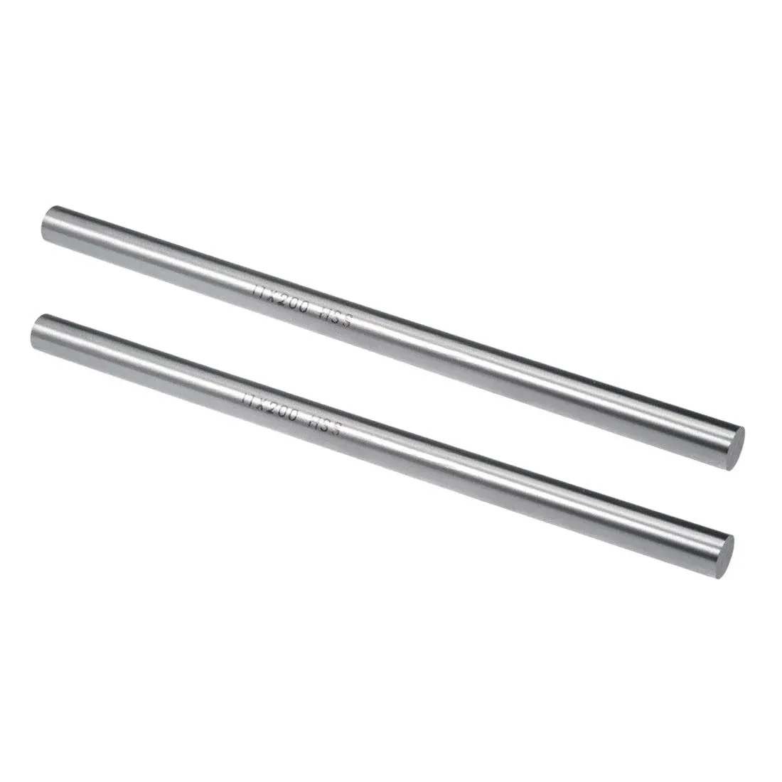 Uxcell Round Rod 200mm Length HSS Lathe Bar Stock DIY Craft Tool 2 Pcs ...