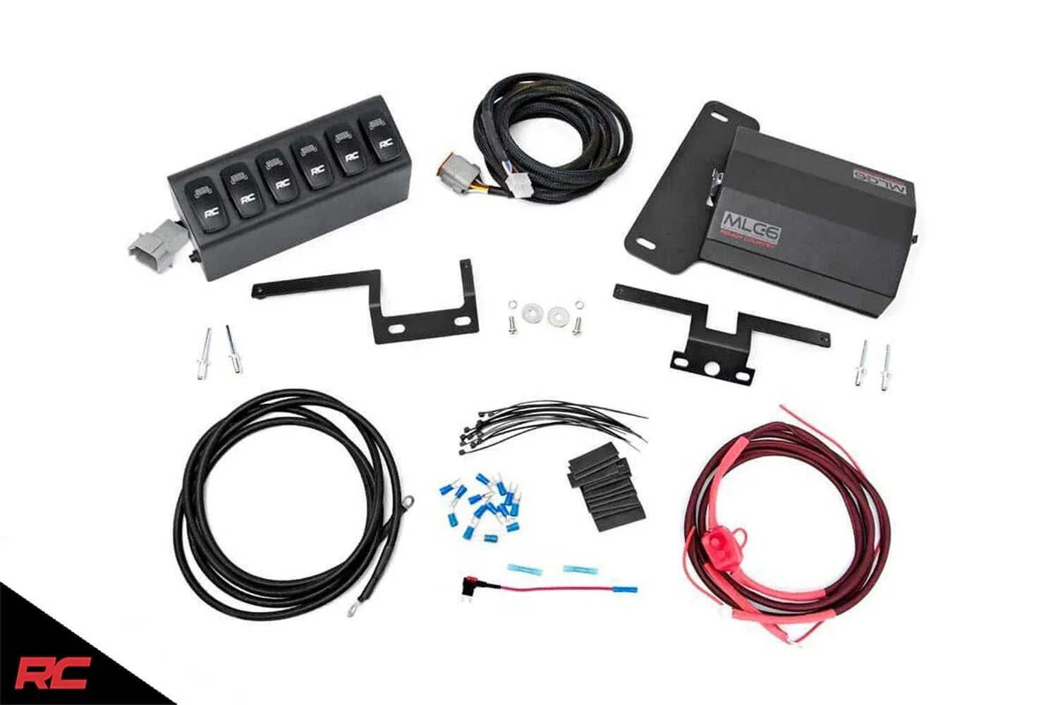 Rough Country MLC-6 Multiple Light Controller Mount Kit - Lower Dash