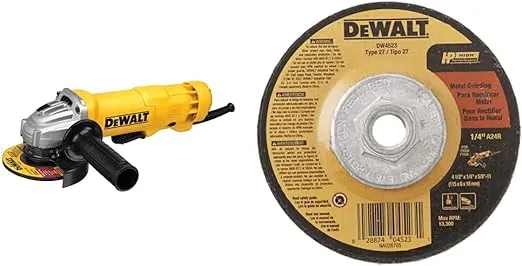 DeWalt Small Angle Grinder No Lock-On 4-1/2 in. DWE402N