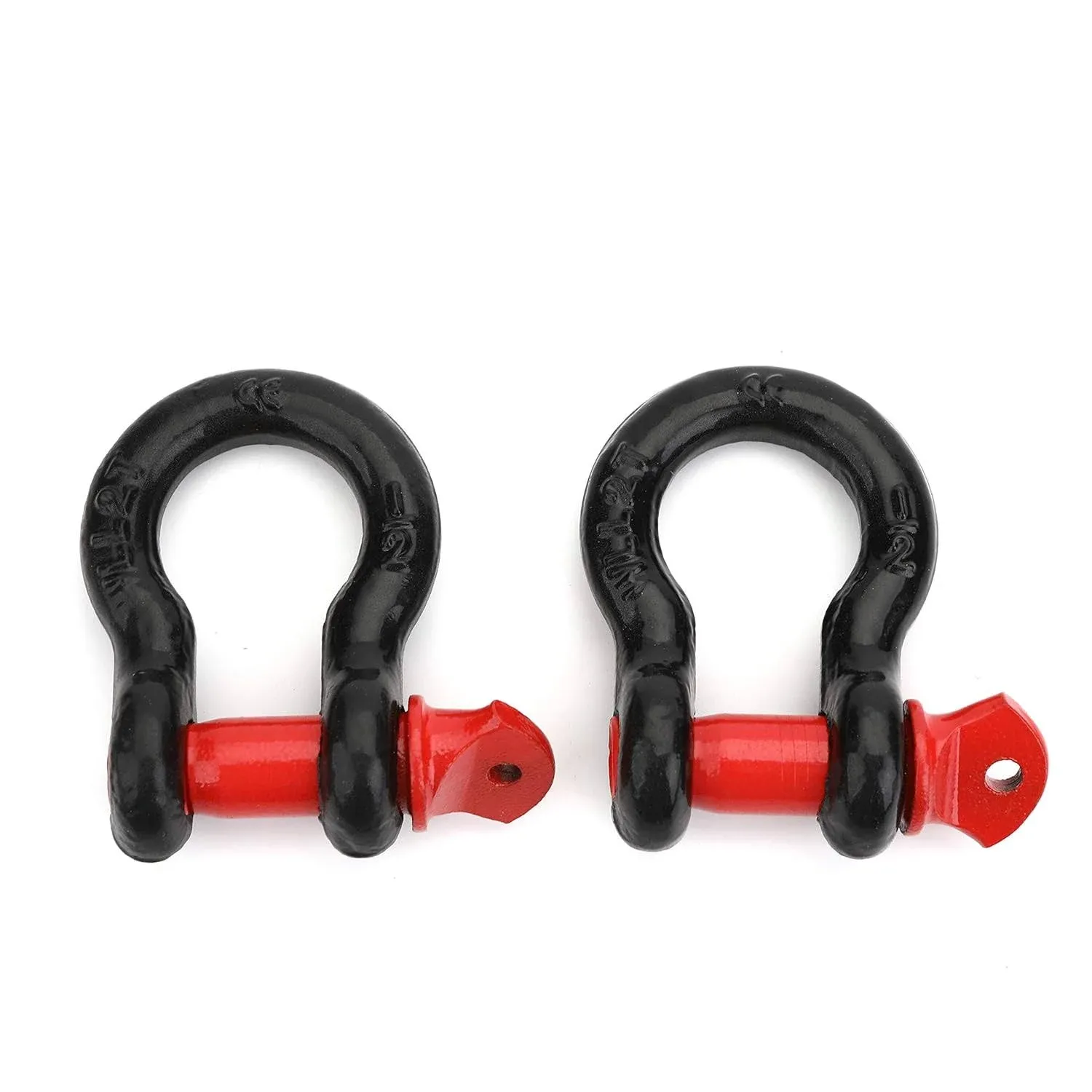 Generic Eowpower 2 Pcs - 1/2" Heavy Duty D-Ring Shackles 2 Ton (4000 lbs) Capacity