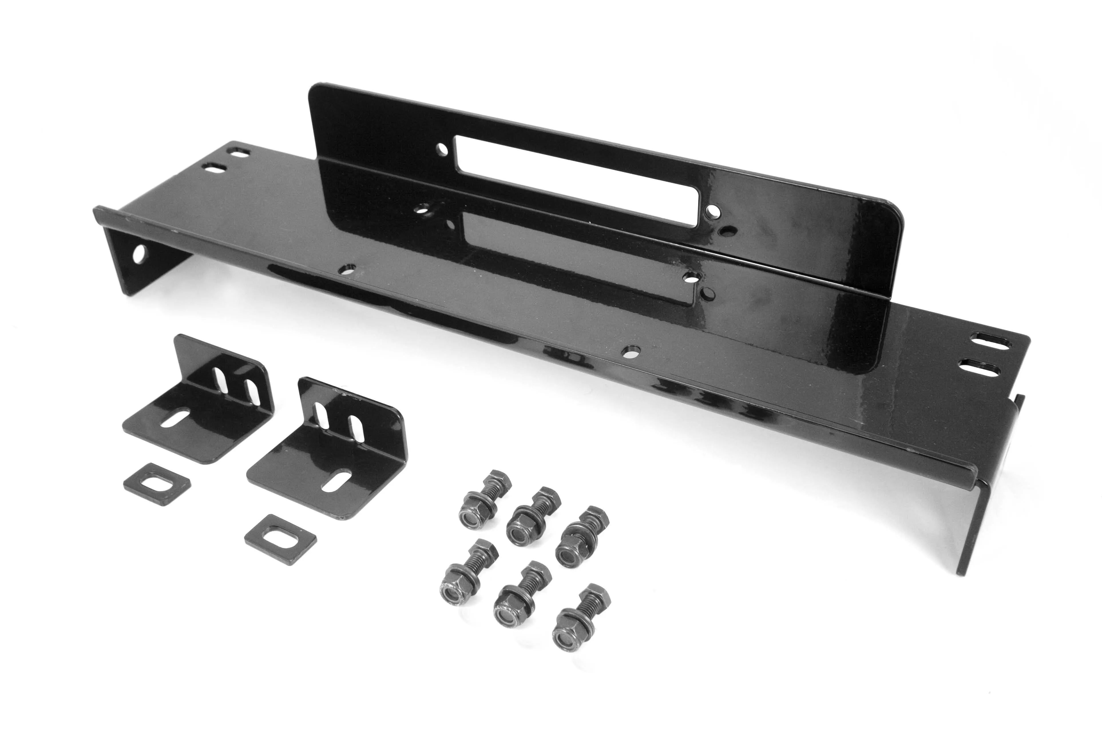 Rugged Ridge | Winch Mounting Plate, Raised | 11238.13 | Fits 1976-1986 Jeep CJ