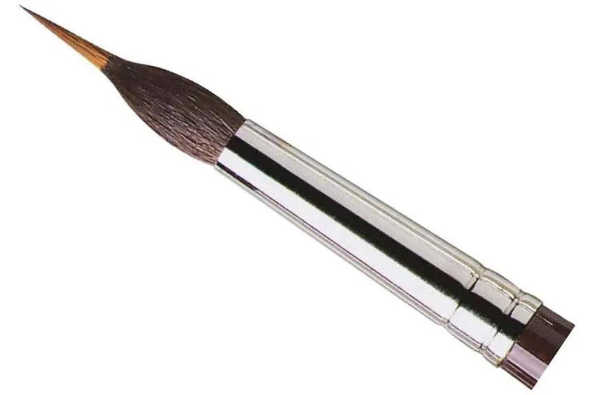 Da Vinci Maestro Kolinsky Brush - Special Inlaid Liner, Short Handle, Size 12