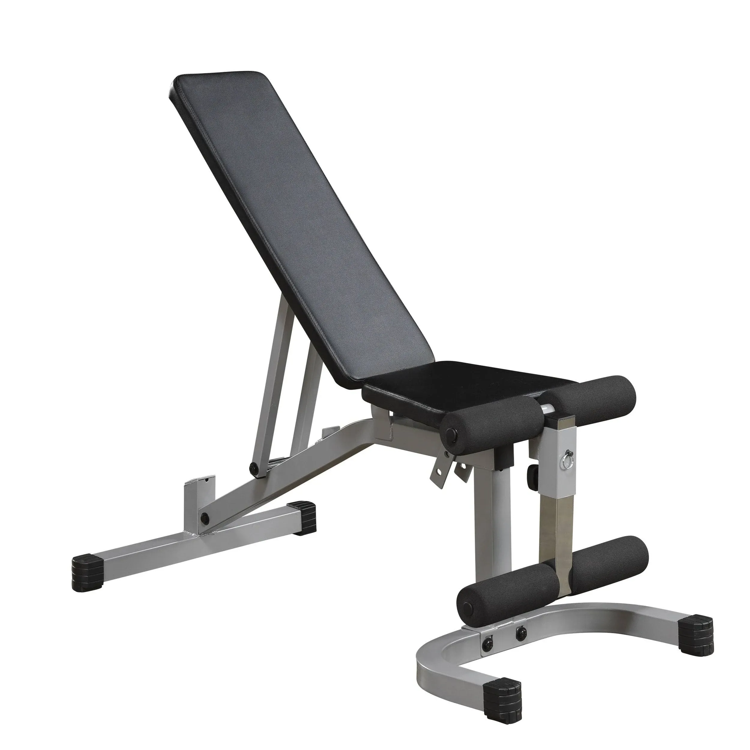 Powerline by Body-Solid (PFID130X) Adjustable Weight Bench - Flat to Incline/Decline Positions with Leg Hold, Home Gym Strength Training