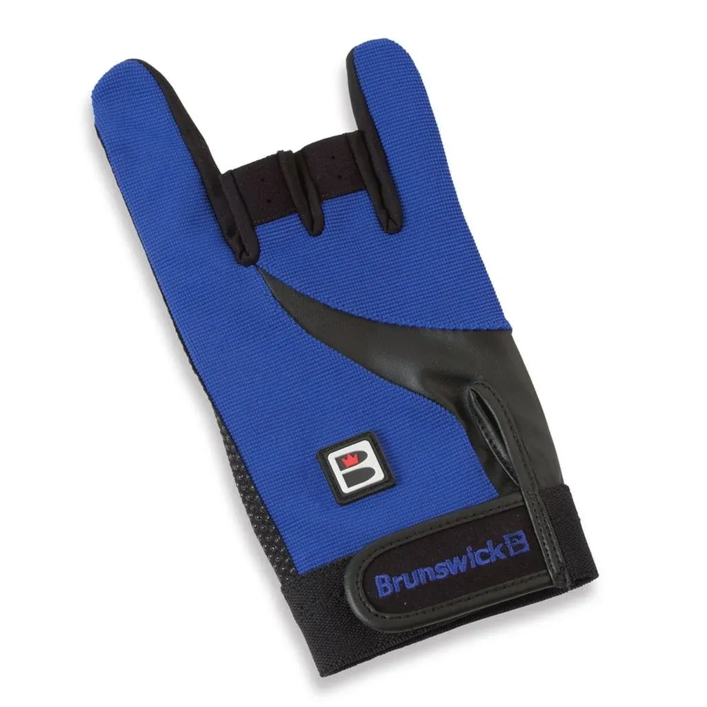 Brunswick Grip All Bowling Glove - Black/Blue