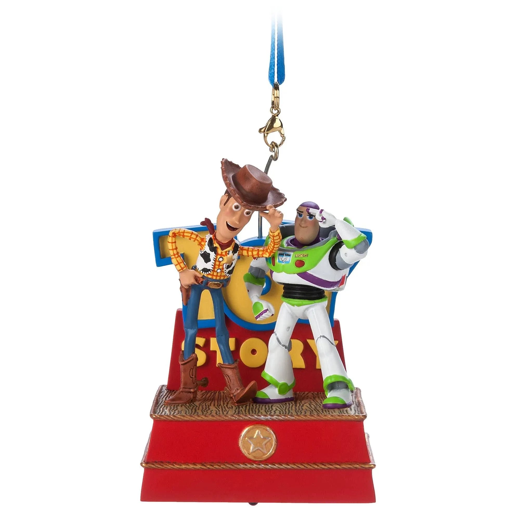 NEW Disney Woody and Buzz Lightyear Singing Sketchbook Ornament 2022