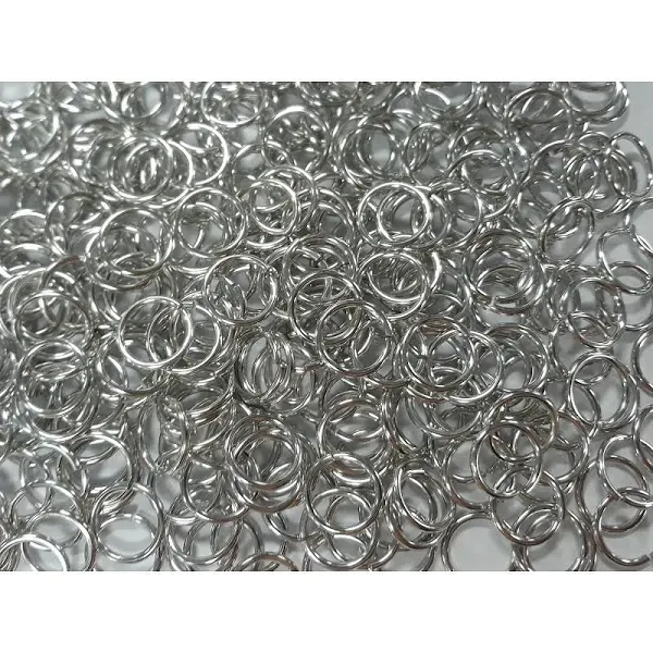 1 Pound Bright Aluminum Chainmail Jump Rings 14g 1/2" ID (1150+ Rings)