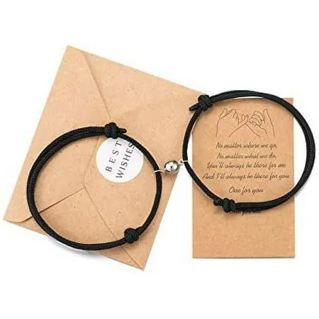 Magnetic Couple Bracelet Set Vows of Eternal Love Jewelry Gifts