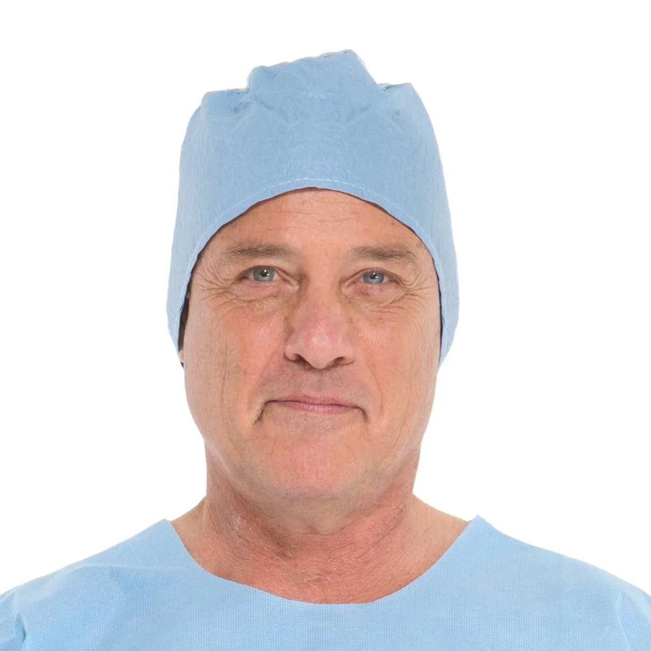 Surgeon Cap One Size Fits Most Blue Tie Closure 100/BX