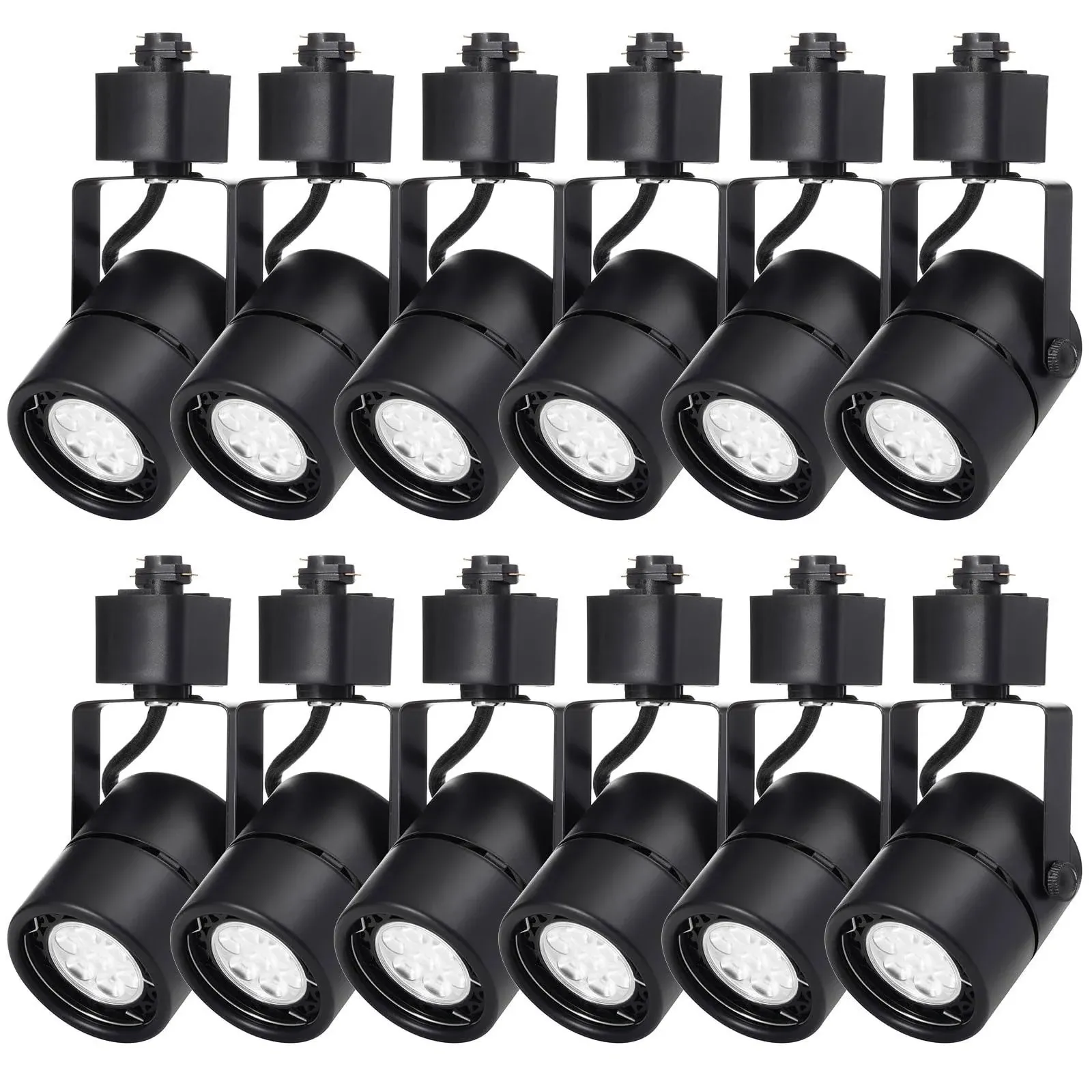 12 Pack LED Track Light Heads,7W H Type Track Lighting Heads for Ceiling Spot...