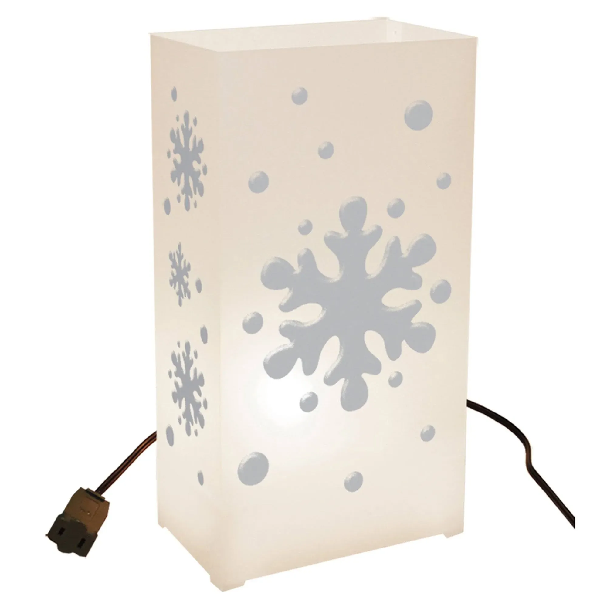 LumaBase 10-pk. Snowflake Electric Luminarias