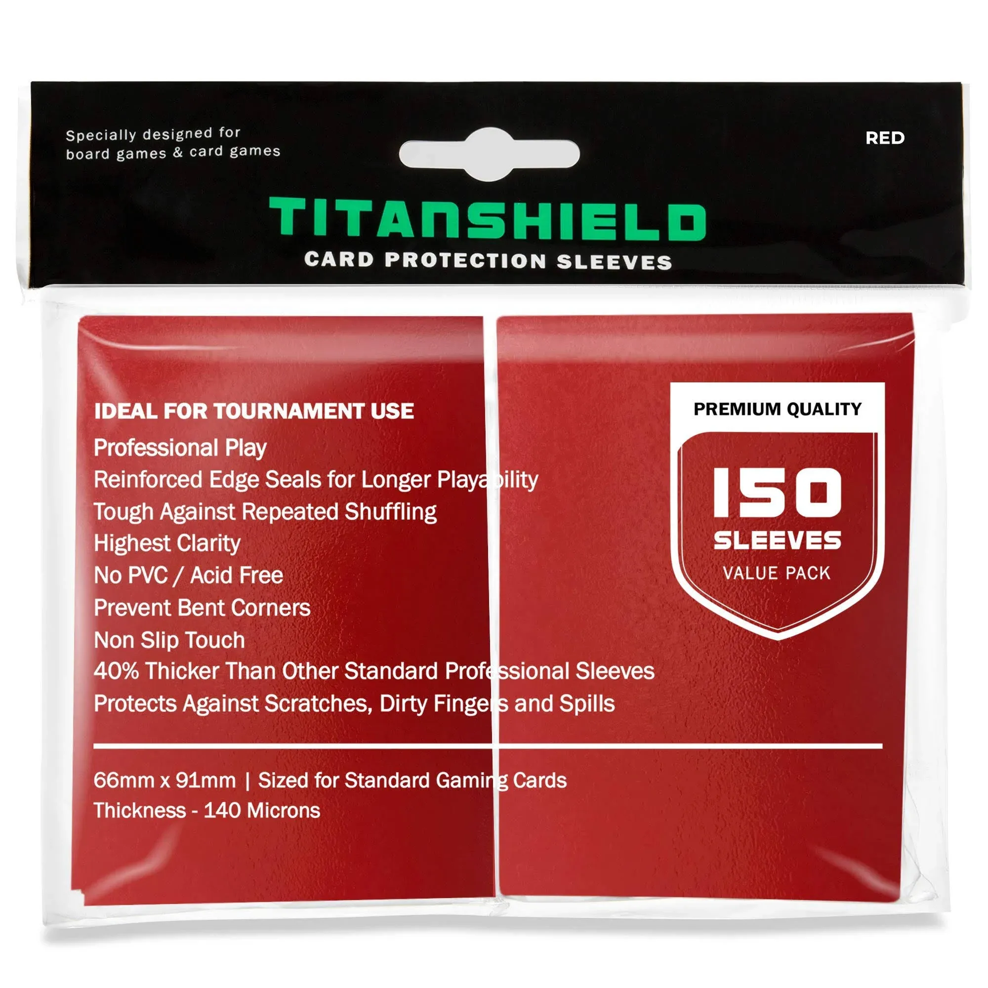 TitanShield Standard Size Board Game Trading Card Sleeves