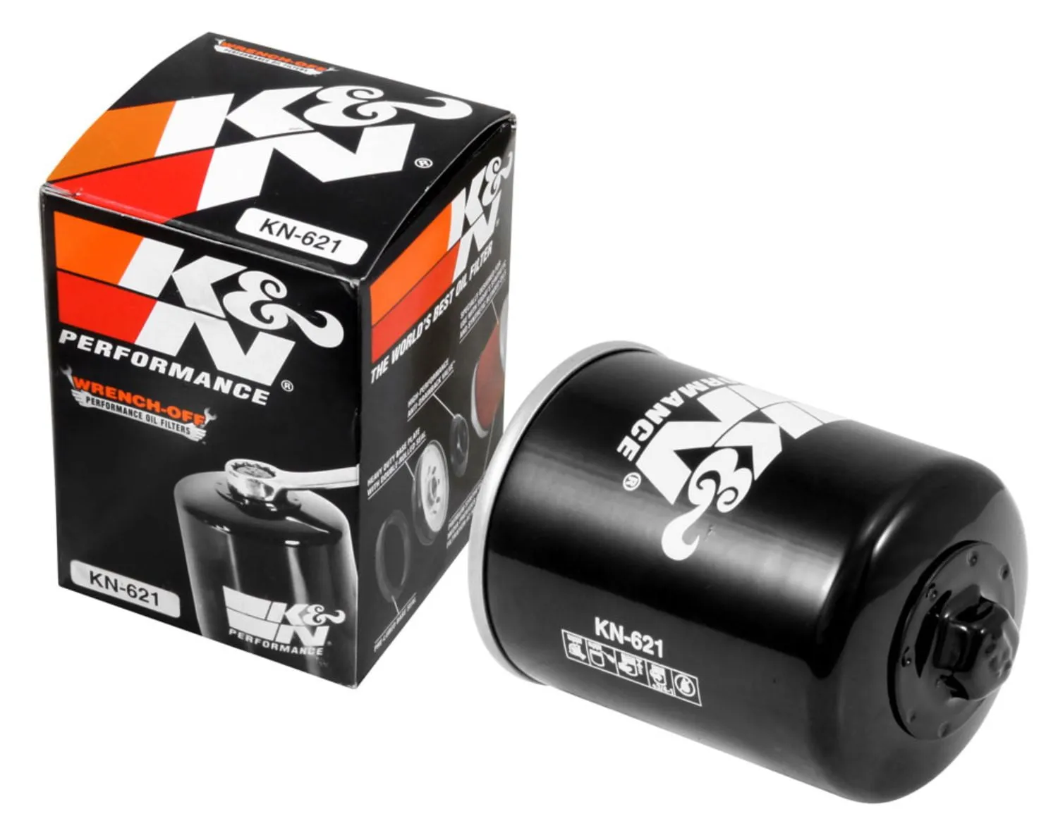 K&N Motorcycle Oil Filter: High Performance, Premium, Designed to be used with Synthetic or Conventional Oils: Fits Select KTM, Husqvarna Vehicles, KN-155