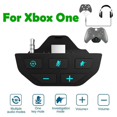 Stereo Headset Adapter For Xbox One Controller (Bulk Packaging)