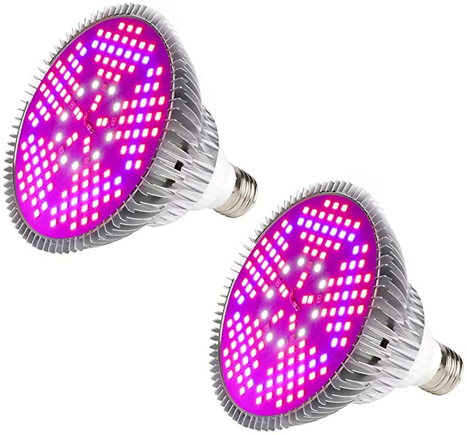 Pack of 2100W Led Plant Grow Light Bulb, Full Spectrum 150 LEDs Indoor Plan...