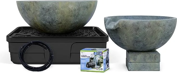 Aquascape Spillway Bowl and Basin Landscape Fountain Kit