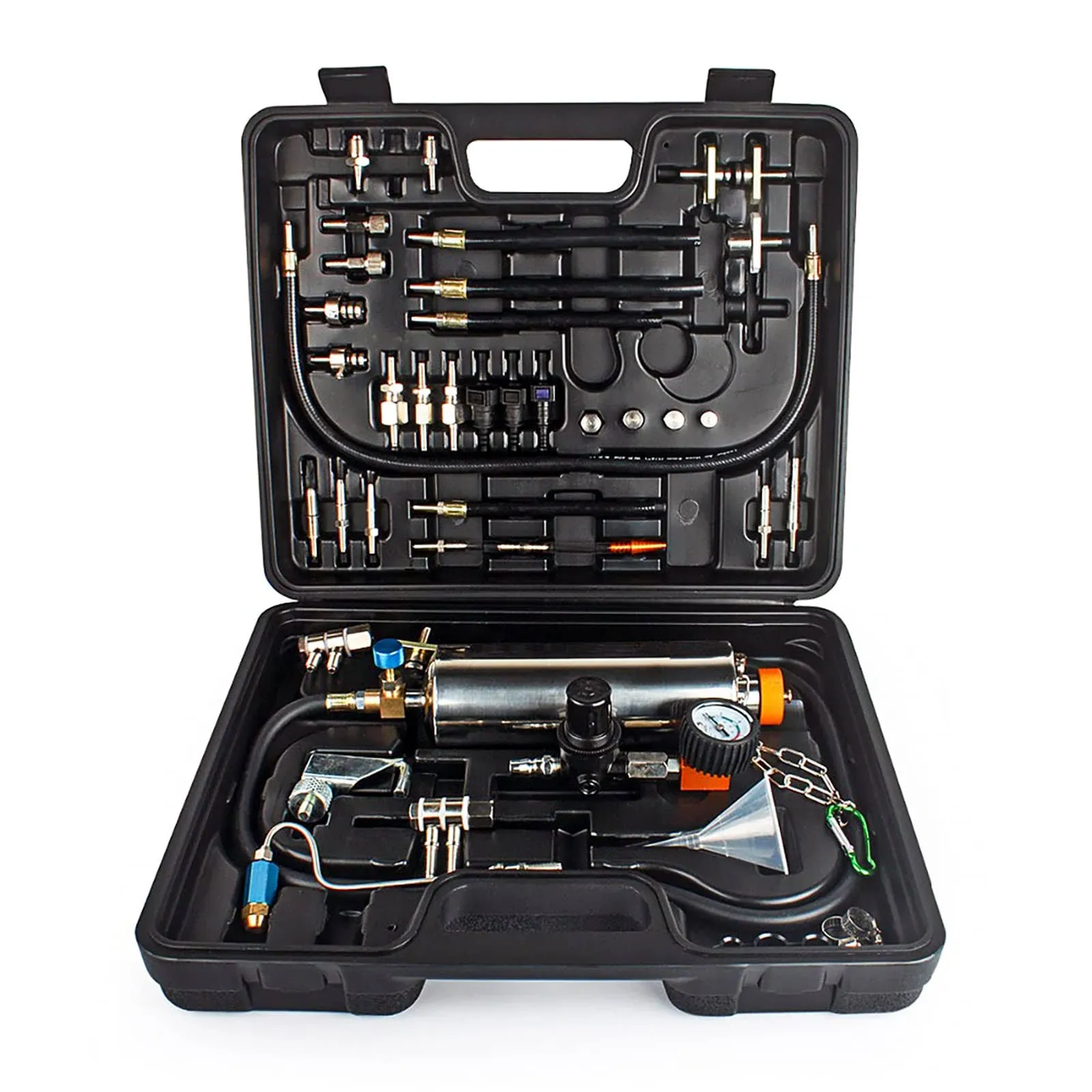 Wisamic Automotive Non-dismantle Fuel Injector Cleaner Kit and Tester with Case ...