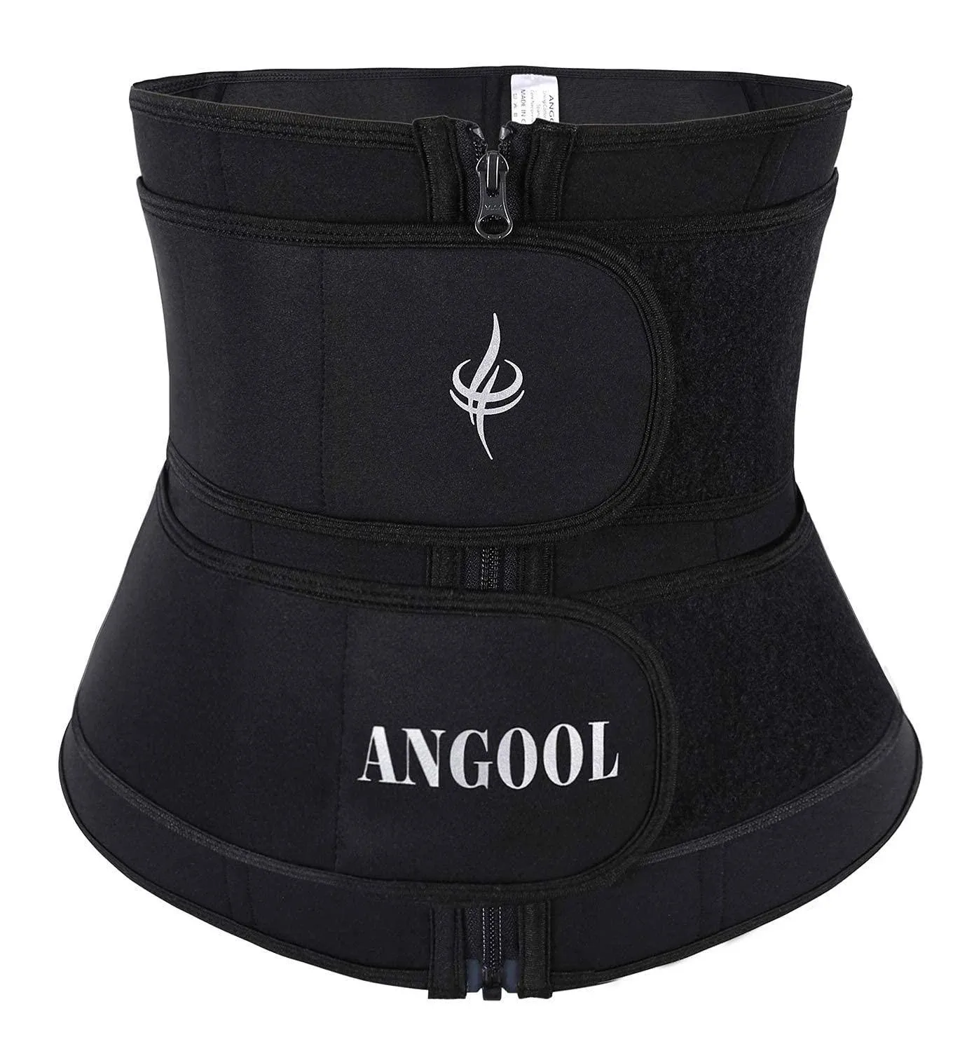 ANGOOL Neopren Waist Trainer for Women,Workout Plus Size Trimmer Belt Sauna Sweat ...