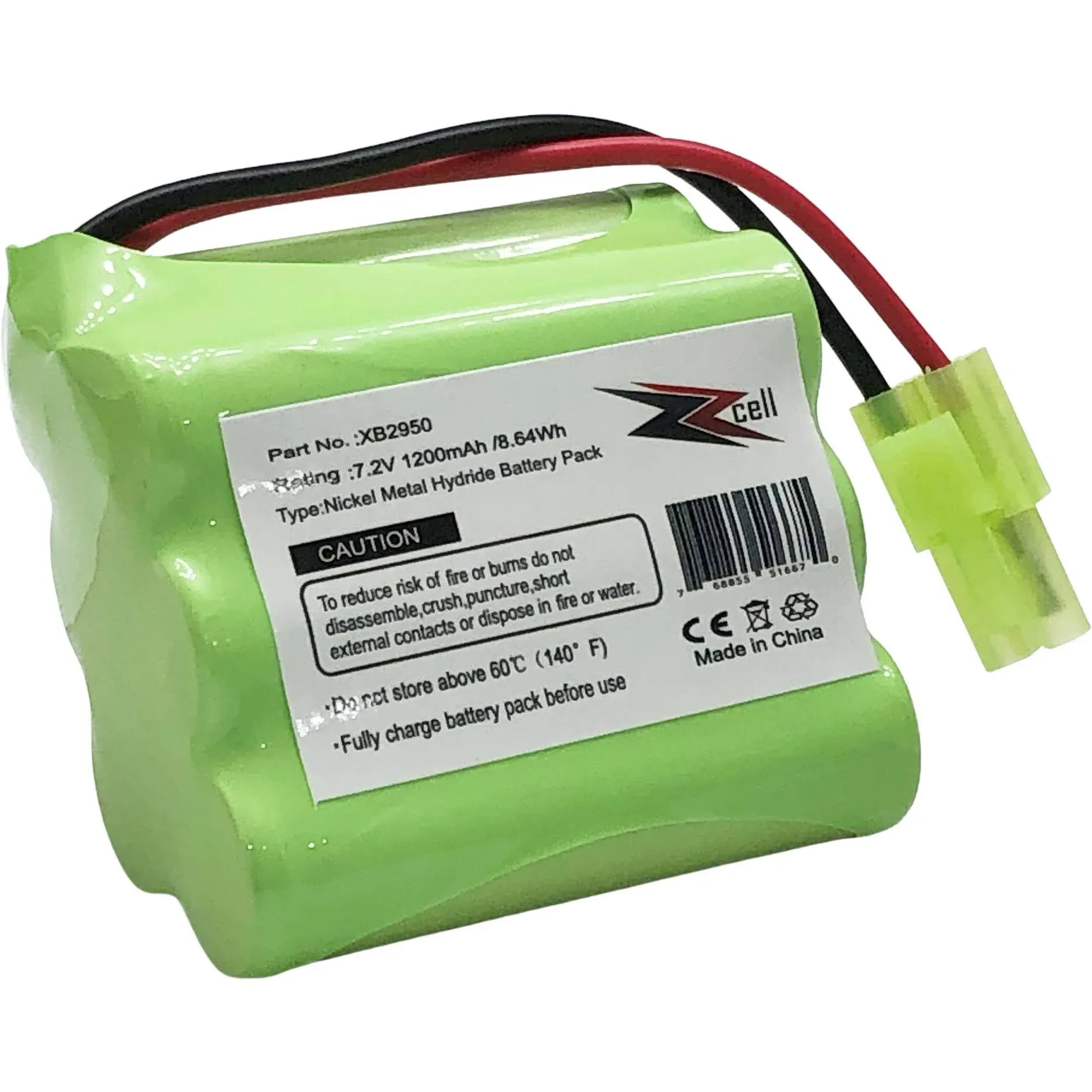 Zzcell Battery for Euro Pro Shark Vacuum Carpet and Carpet Sweeper Xb2950, V2945 ...