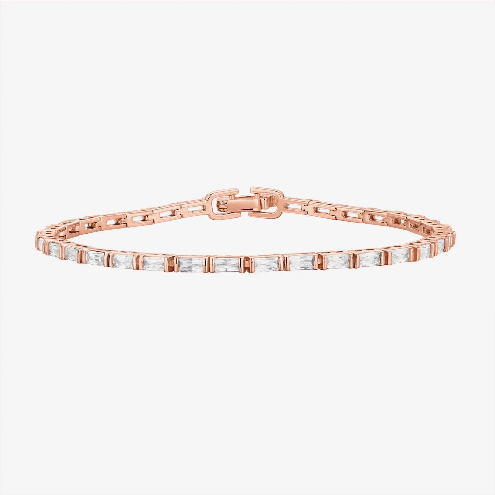 Baguette Tennis Bracelets for Women 7 Inches by PAVOI