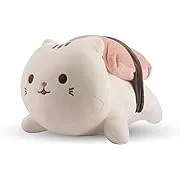 MINISO Sushi Cat Plush Toy Soft and Adorable Stuffed Animal for Home and Office Decor