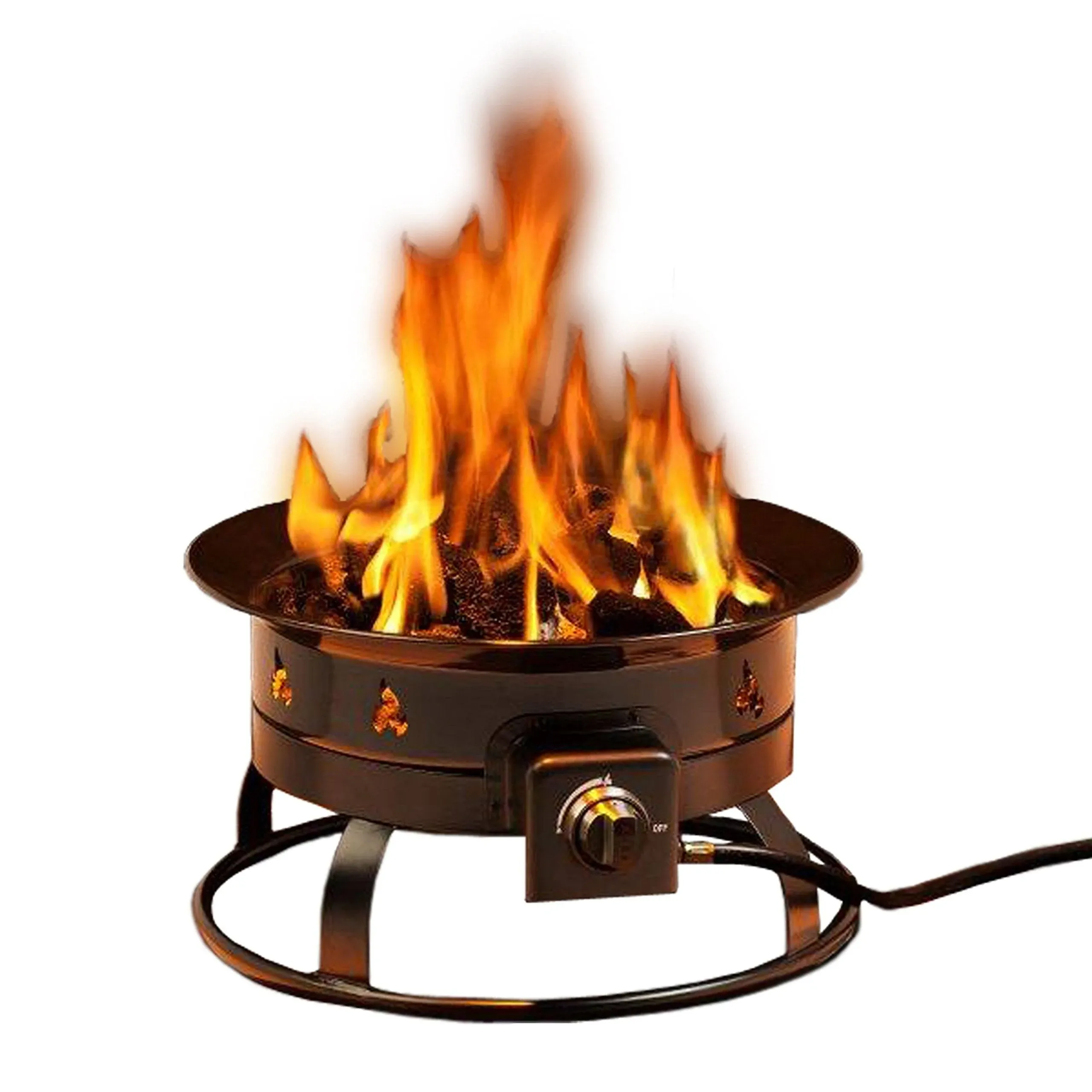 Fire Pit 58,000 BTU Portable Propane Outdoor Camping tailgate patio RV # 5995