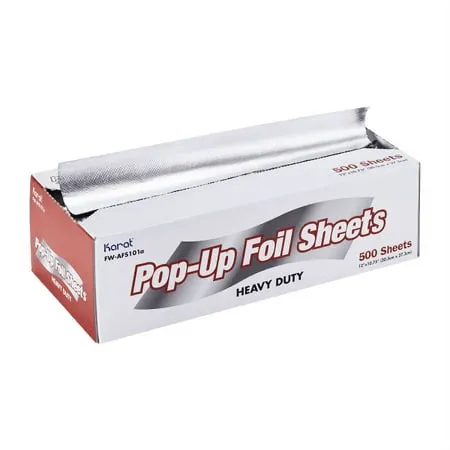 Karat Heavy-Duty Pop-Up Aluminum Foil Sheets