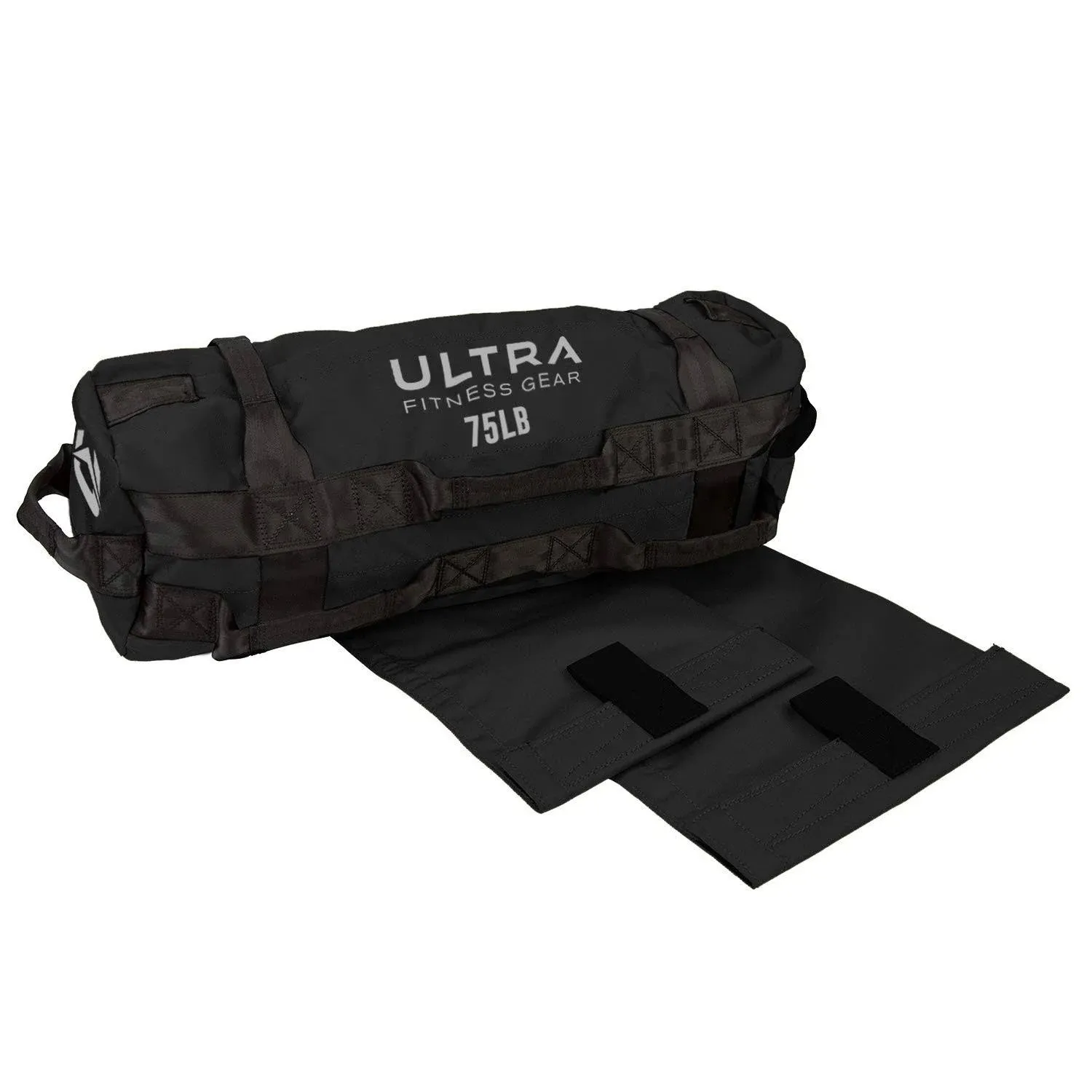 Ultra Fitness Gear, Heavy Duty Workout Sandbag Medium (75 lbs) Black