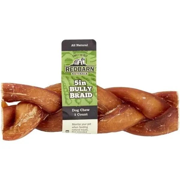 Redbarn 5" Braided Bully Sticks, 30