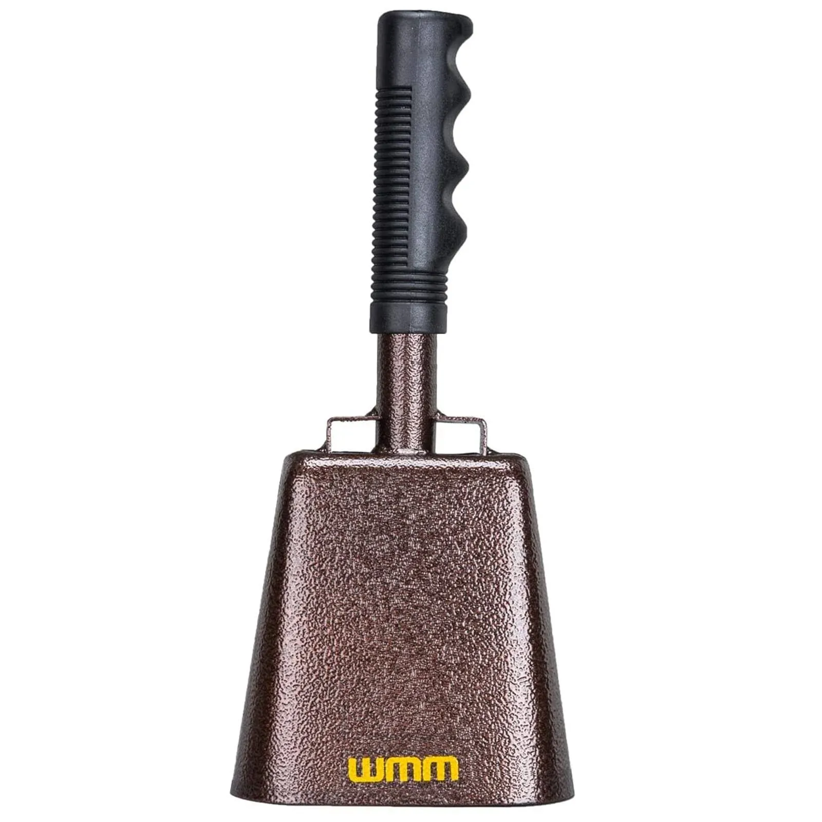 WMM 7 inch Steel Cowbell with Handle Cheering Bell for Sports Events Large Solid ...