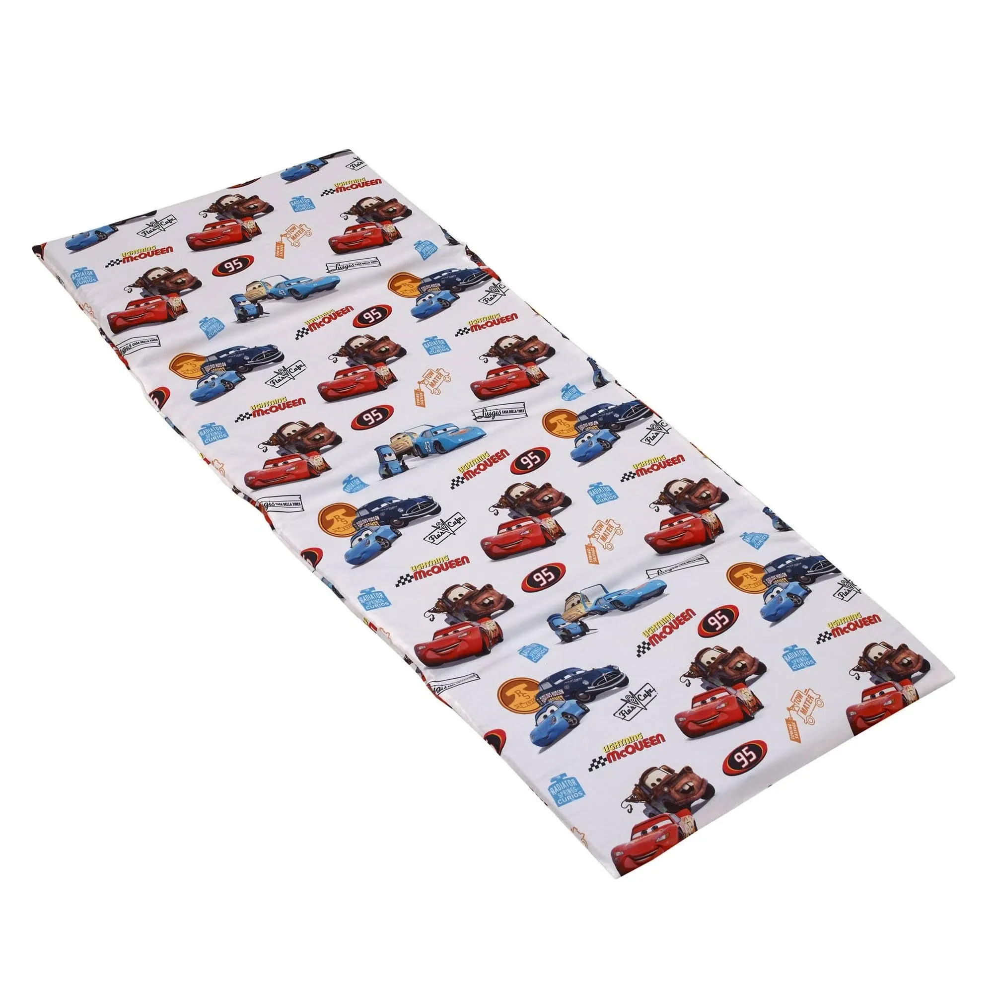 Disney Cars Radiator Springs Preschool Nap Pad Sheet, Red