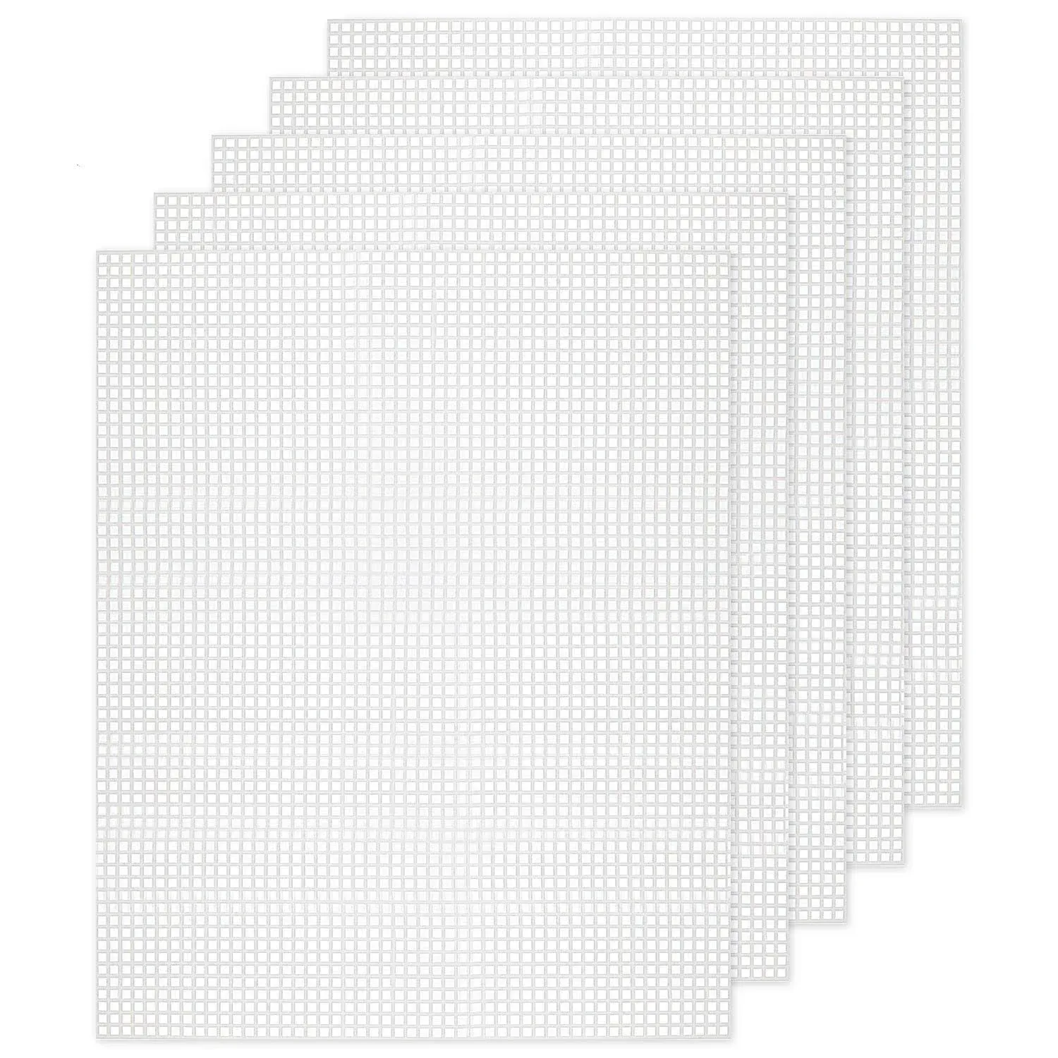 12 PCS Mesh Plastic Canvas Sheets 8.2x11Inch 14 Count Plastic Canvas for Embroidery Crafting, Acrylic Yarn Crafting, Knit and Crochet Projects