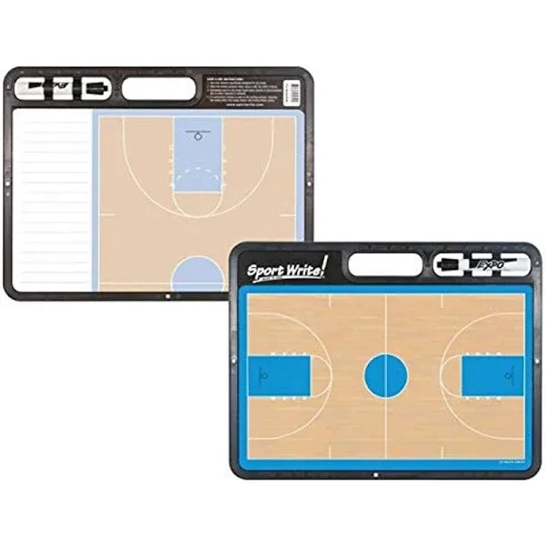 DRY-ERASE BOARD Pro Basketball with Half Court Feature Tabletop SPORT WRITE