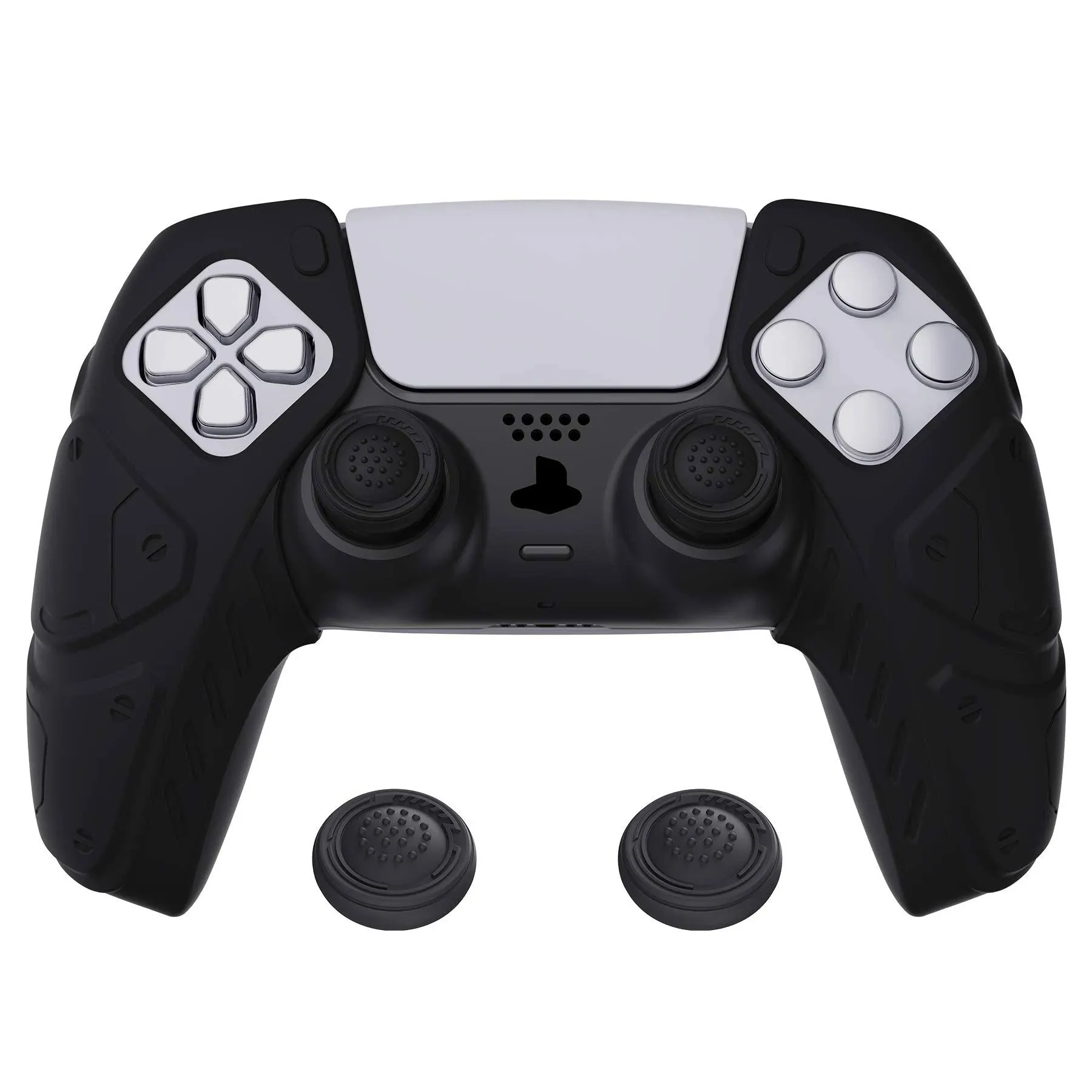 PlayVital Protective Cover Silicone Case for ps5 with Thumb Grip Caps