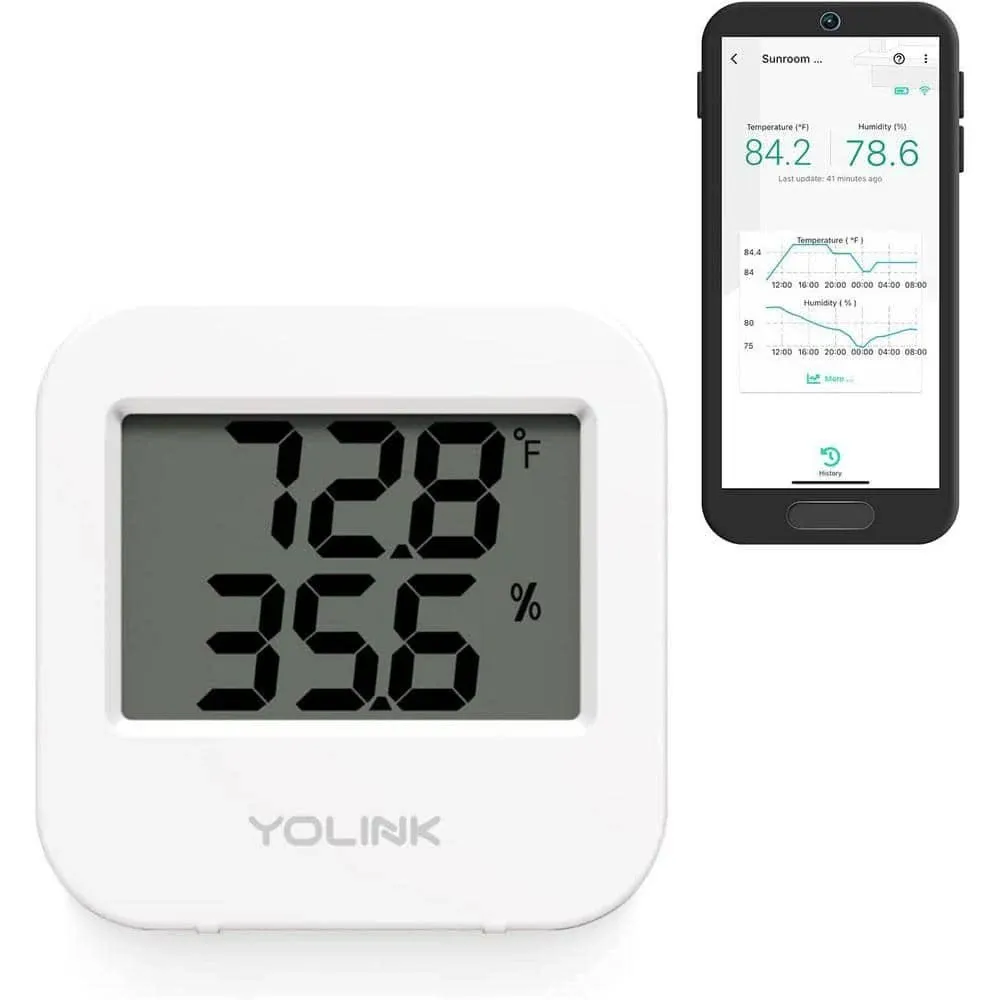 YoLink Smart Wireless Temperature & Humidity Sensor