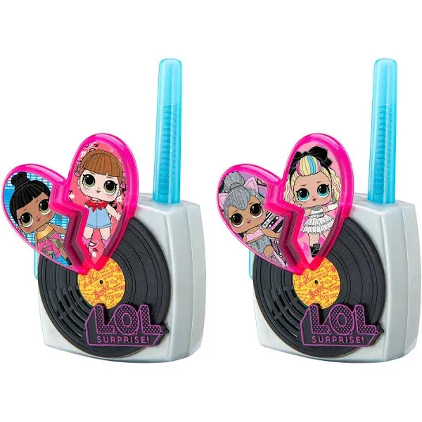 LOL Doll Surprise Remix Walkie Talkie, 2 Way Handheld Radios, Extended Range