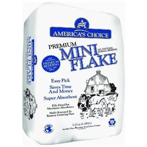 American Wood FIBERS Mini Flake Pine Shavings  3 cu. ft.