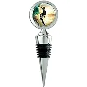 Wave Surfing Ocean Surfer Wine Bottle Stopper