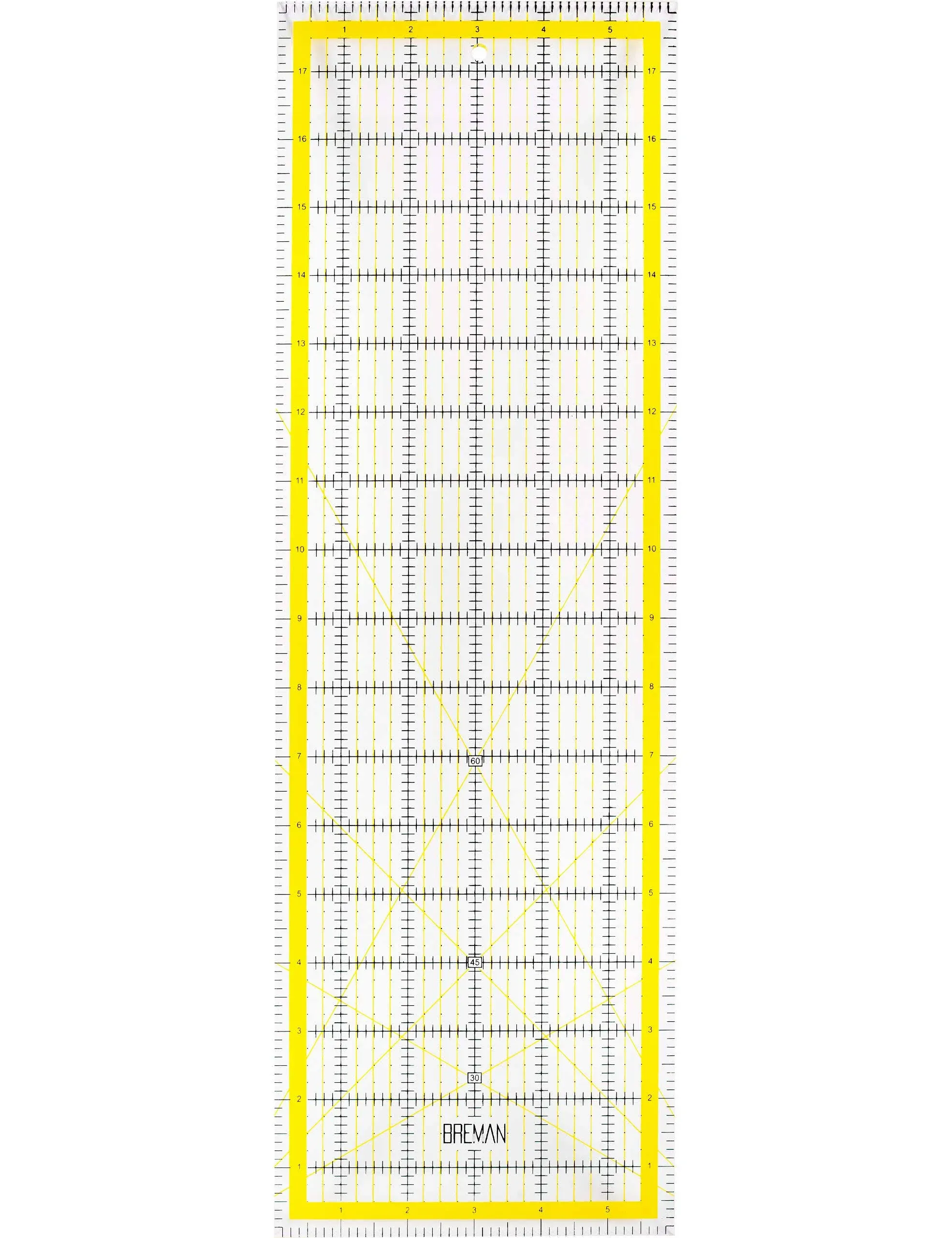 Clear Quilting Ruler - 6x24 Inch Clear Ruler - Clear Acrylic Ruler for Cuttin...