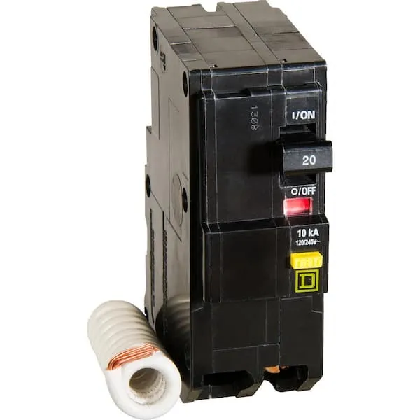 Square D QO220GFIC QO Qwik-Gard 20 Amp 2-Pole GFCI circuit-breaker