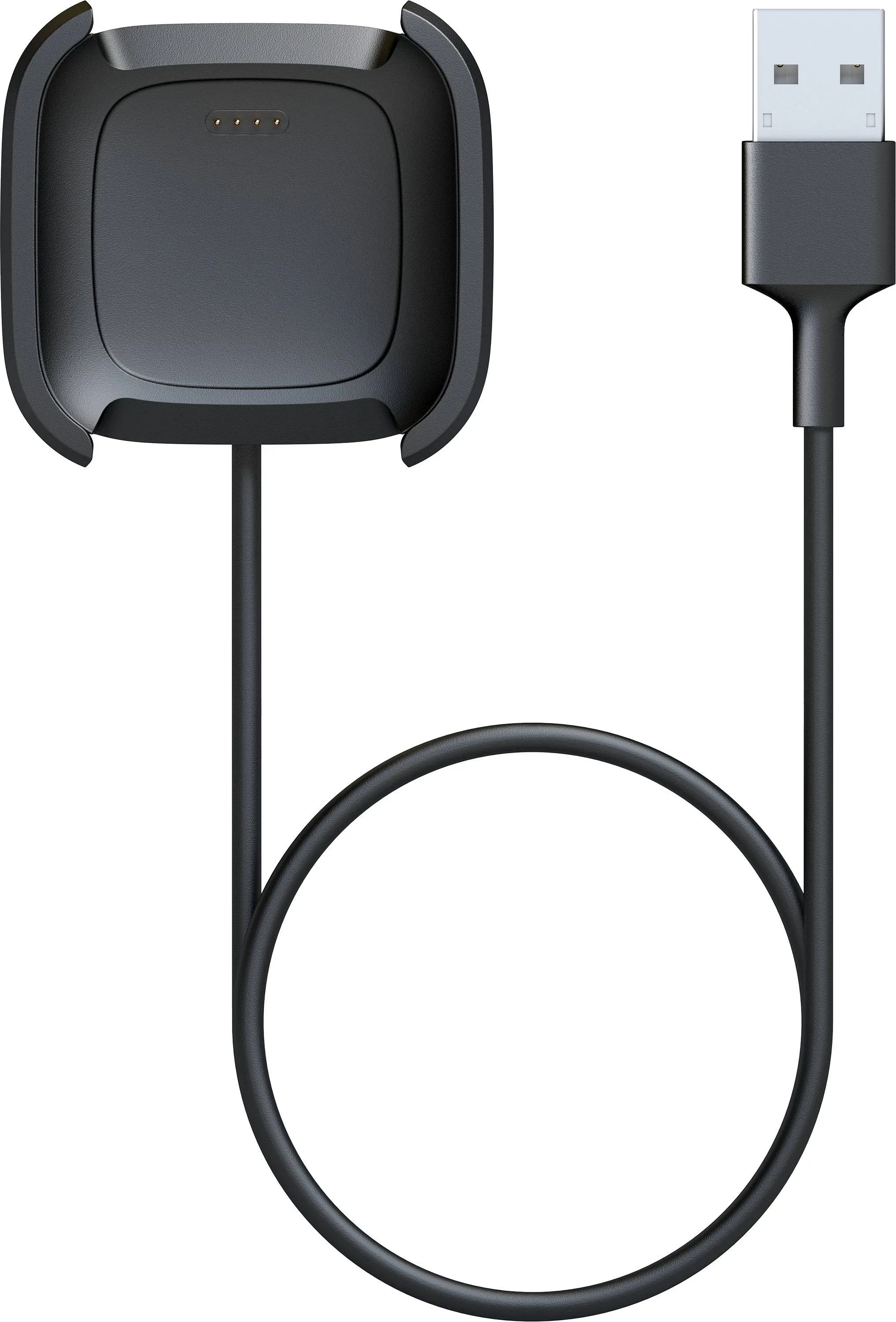 TWO(2) Fitbit Charging Cable for Charge 3 Activity Tracker FB168RCC Black