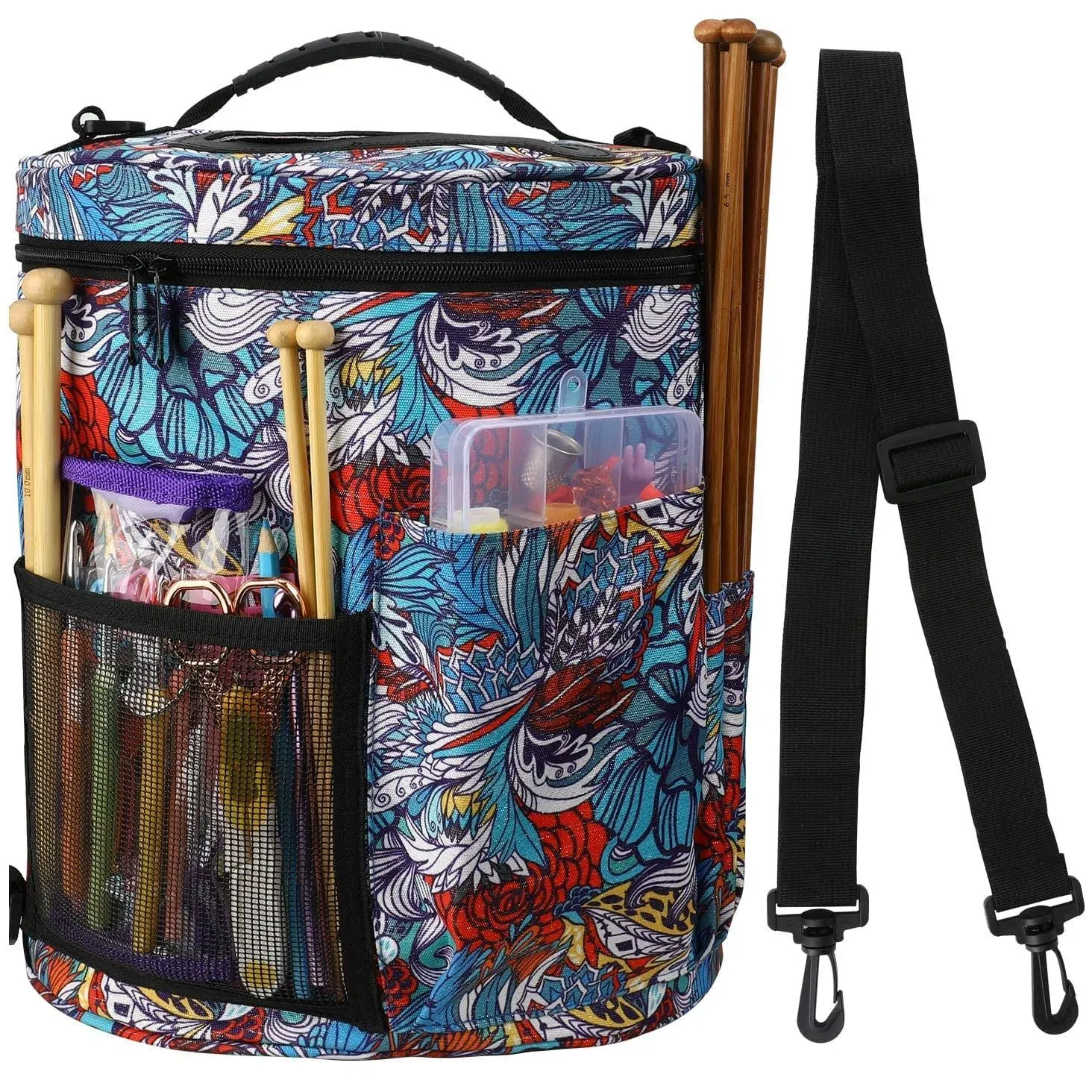 KOKNIT Portable Knitting & Crochet Storage Bag