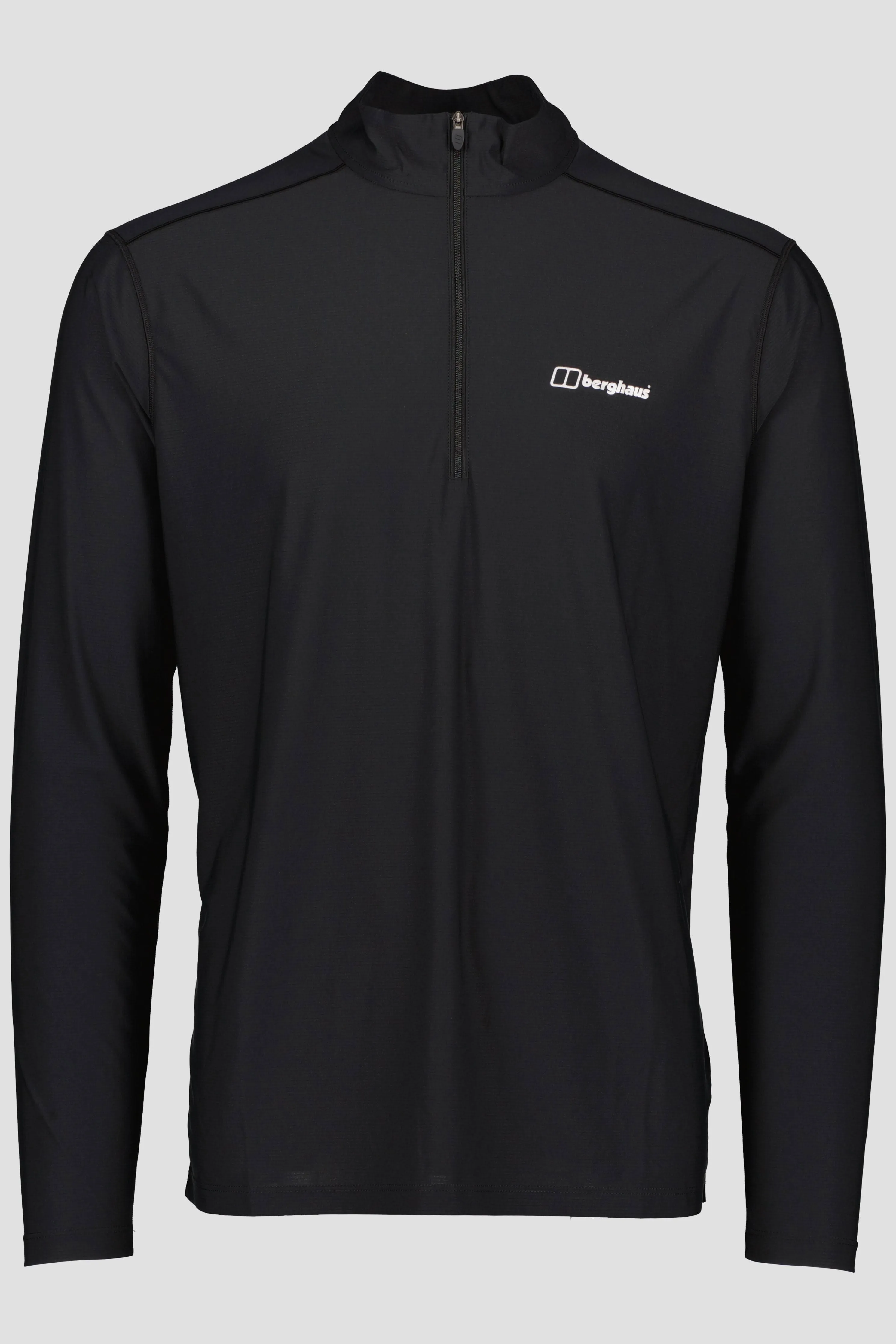 Berghaus Mens 24/7 Tech Long Sleeve Half Zip Tee Jet Black