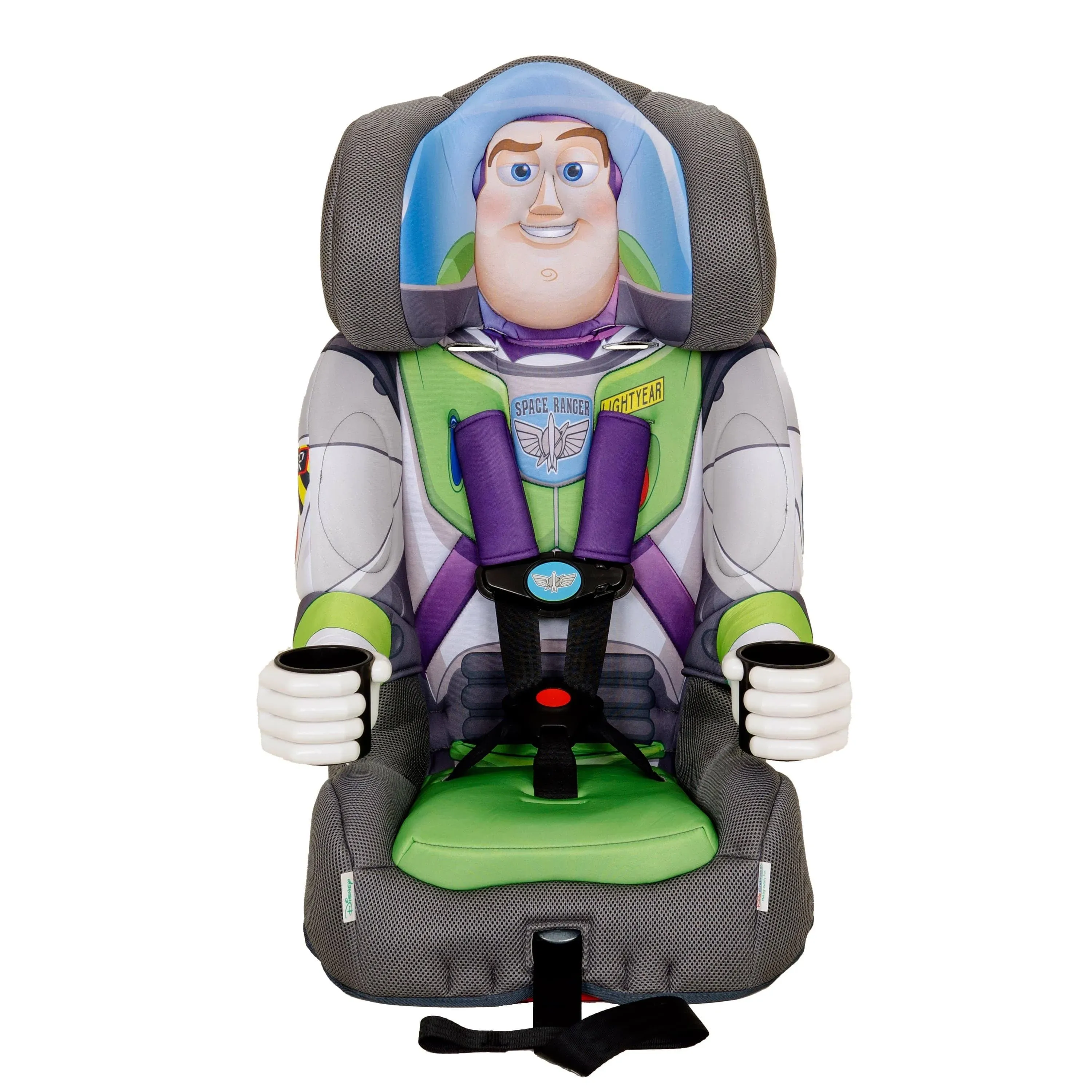 KidsEmbrace 2-in-1 Harness Booster Car Seat Disney Buzz Lightyear